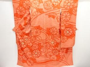 本総絞り　菊模様振袖